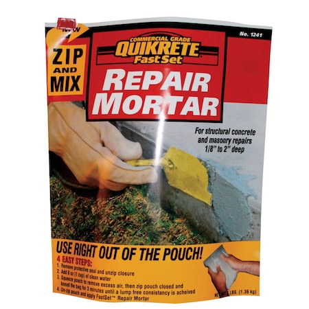Quikrete Quikrete Fast Set Repair Mortar 3 lb Gray 124115